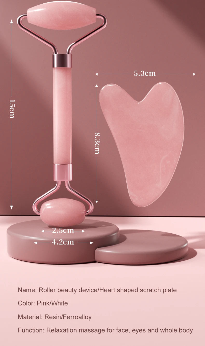 Gua-Sha and Roller for Skincare
