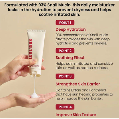 SEOUL 1988 CREAM : SNAIL MUCIN 93% + RICE