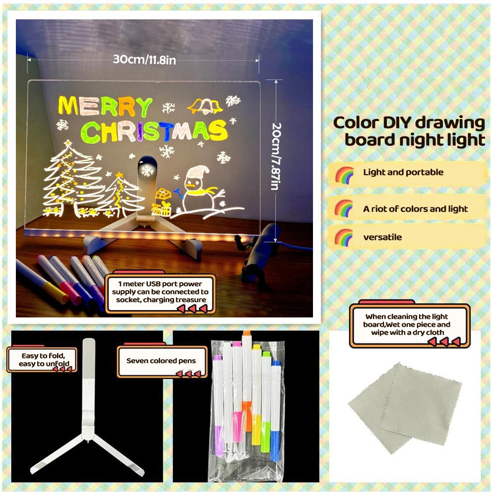 LED Note Board For Kids