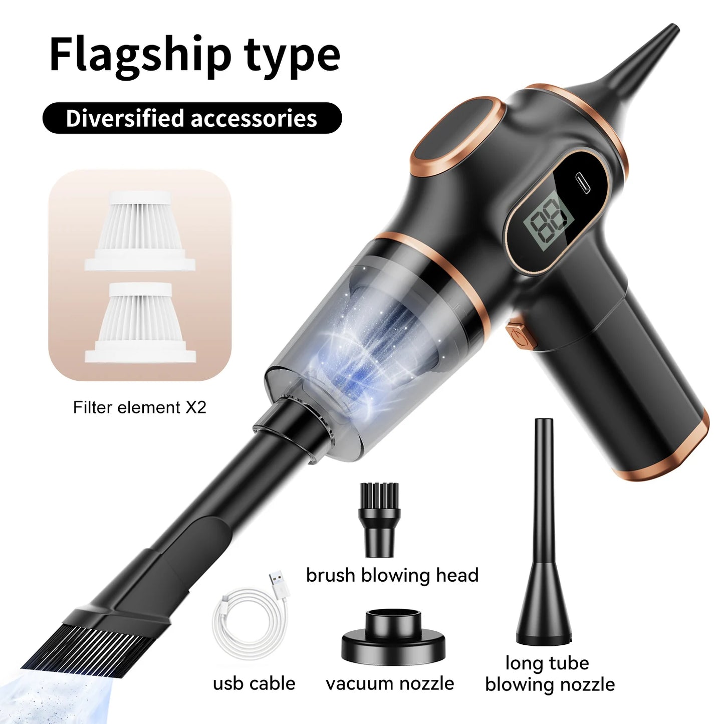 DustAway Pro – Rechargeable Mini Vacuum