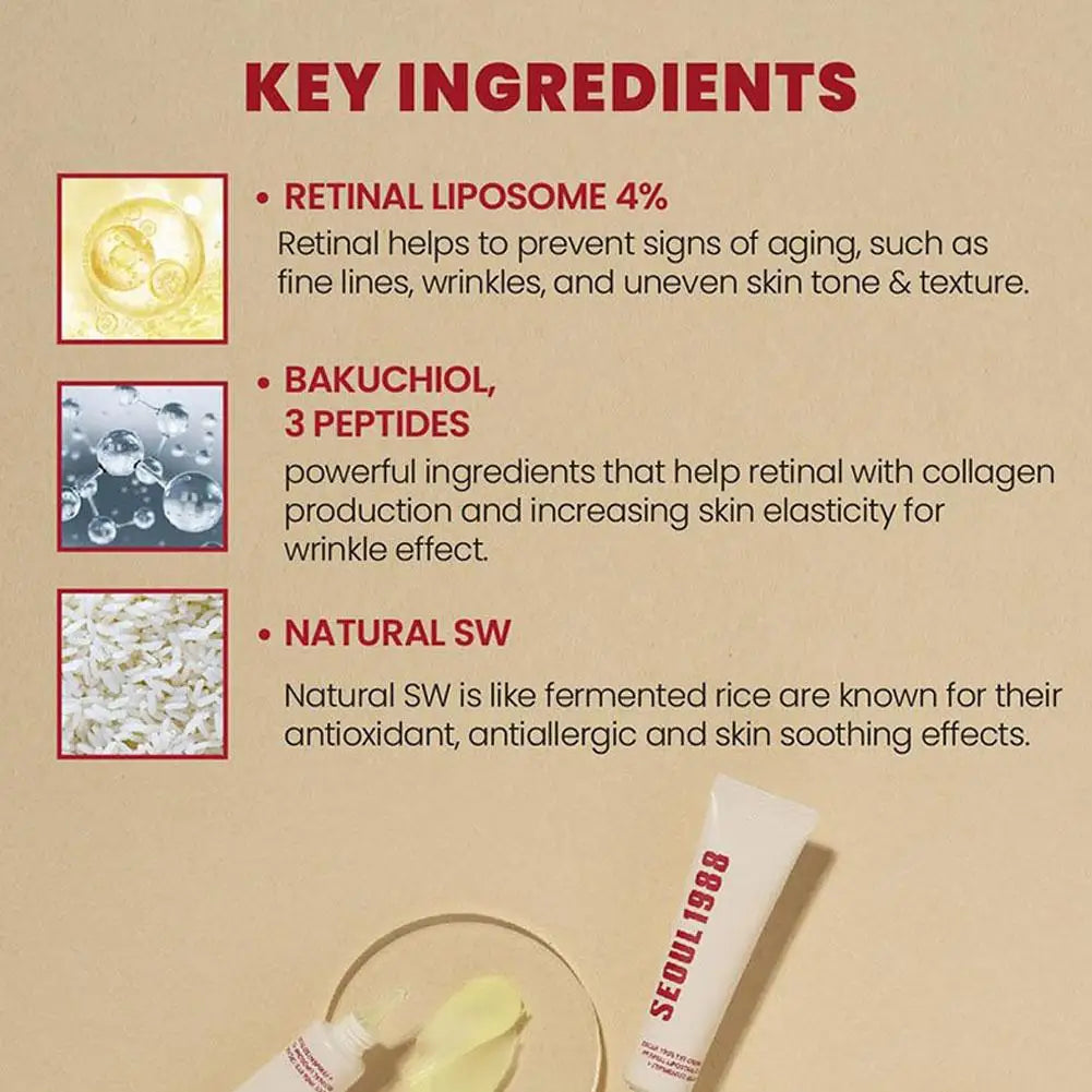 SEOUL 1988 EYE CREAM : RETINAL LIPOSOME 4% + FERMENTED BEAN