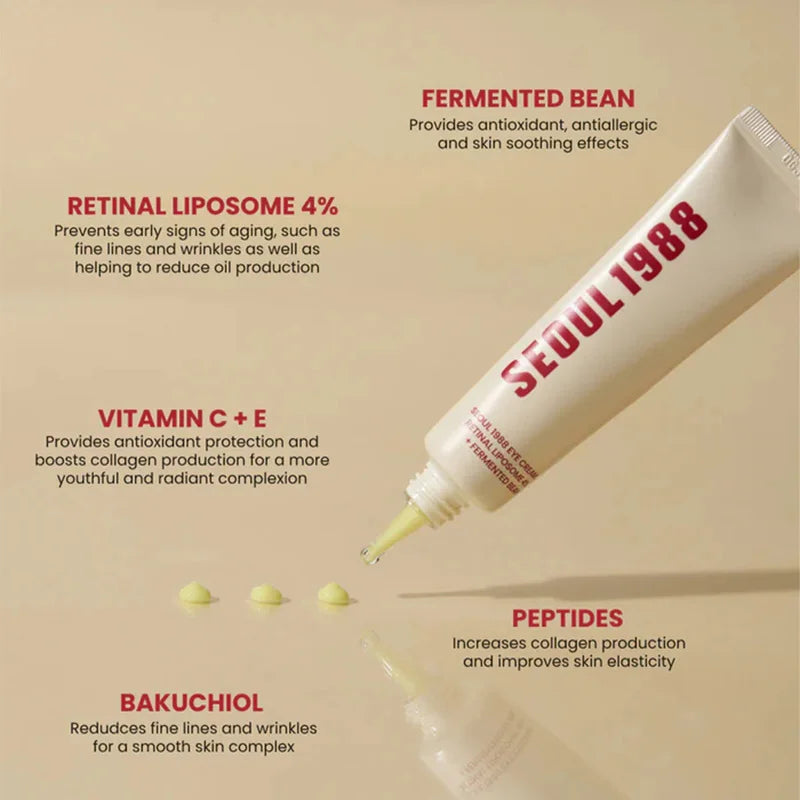 SEOUL 1988 EYE CREAM : RETINAL LIPOSOME 4% + FERMENTED BEAN
