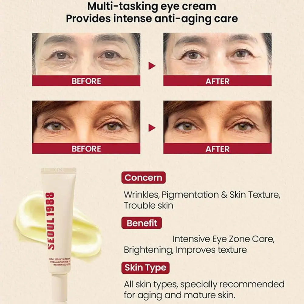 SEOUL 1988 EYE CREAM : RETINAL LIPOSOME 4% + FERMENTED BEAN
